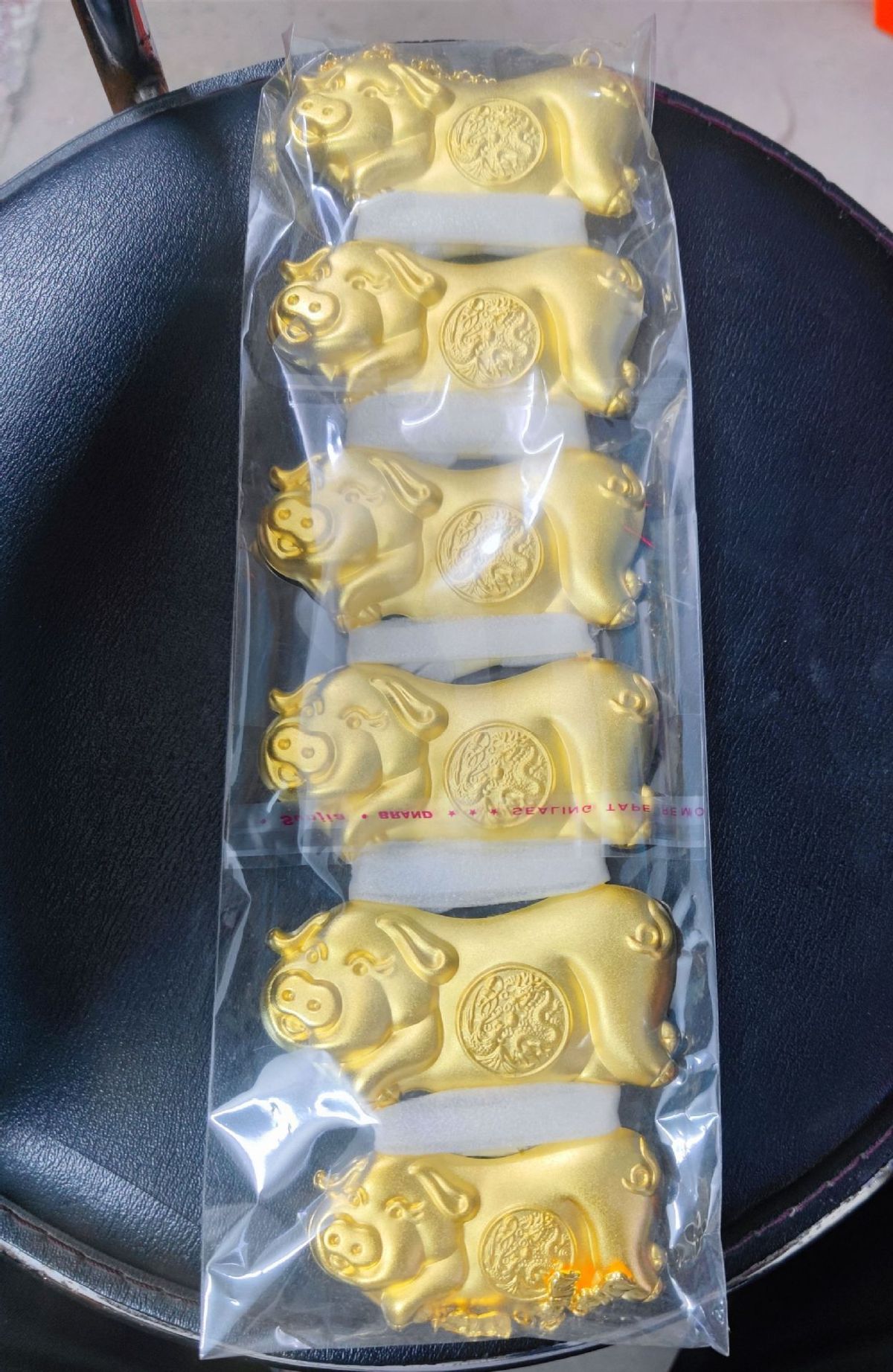 真金电镀结婚手镯开口宽版双喜龙凤镯子高仿金女新娘婚庆金猪吊牌