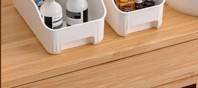 Kitchen storage box plastic, rectangular drawer style