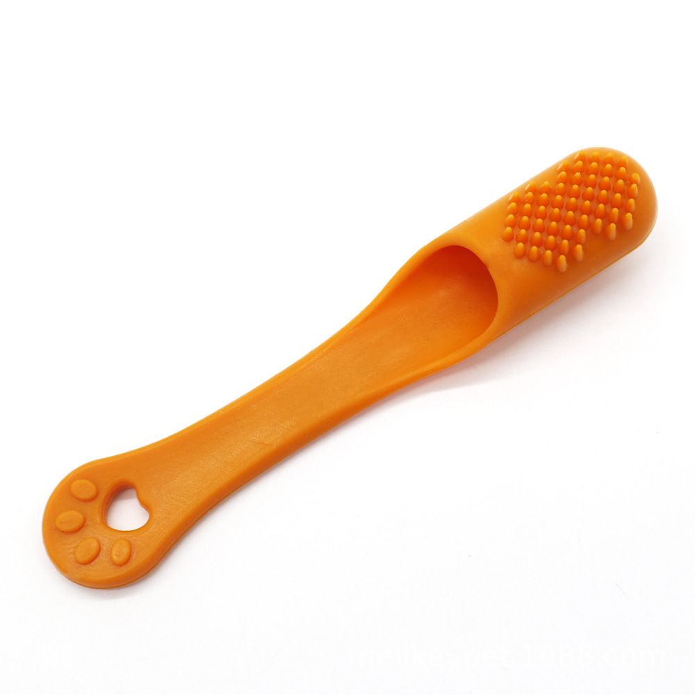 Silicone pet toothbrush set, finger type