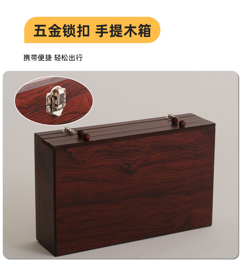Chiyuan 175 parça ahşap fırça seti, sanat araç kutusu