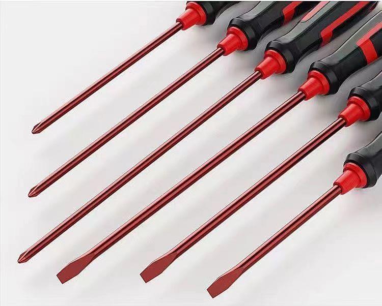 S2 steel screwdriver set, magnetic, industrial grade