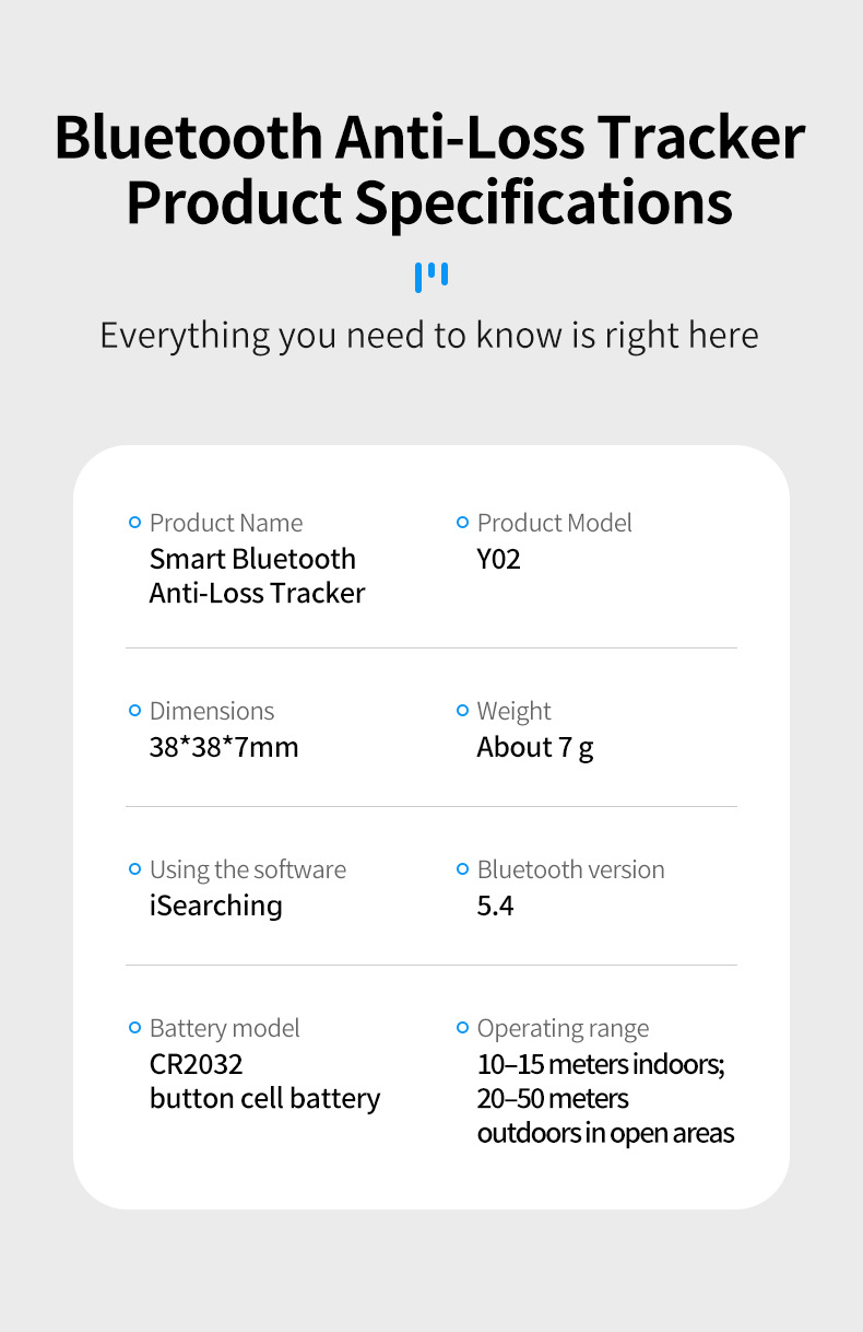 Bluetooth Anti-Verlust-Gerät, intelligenter Objektfinder