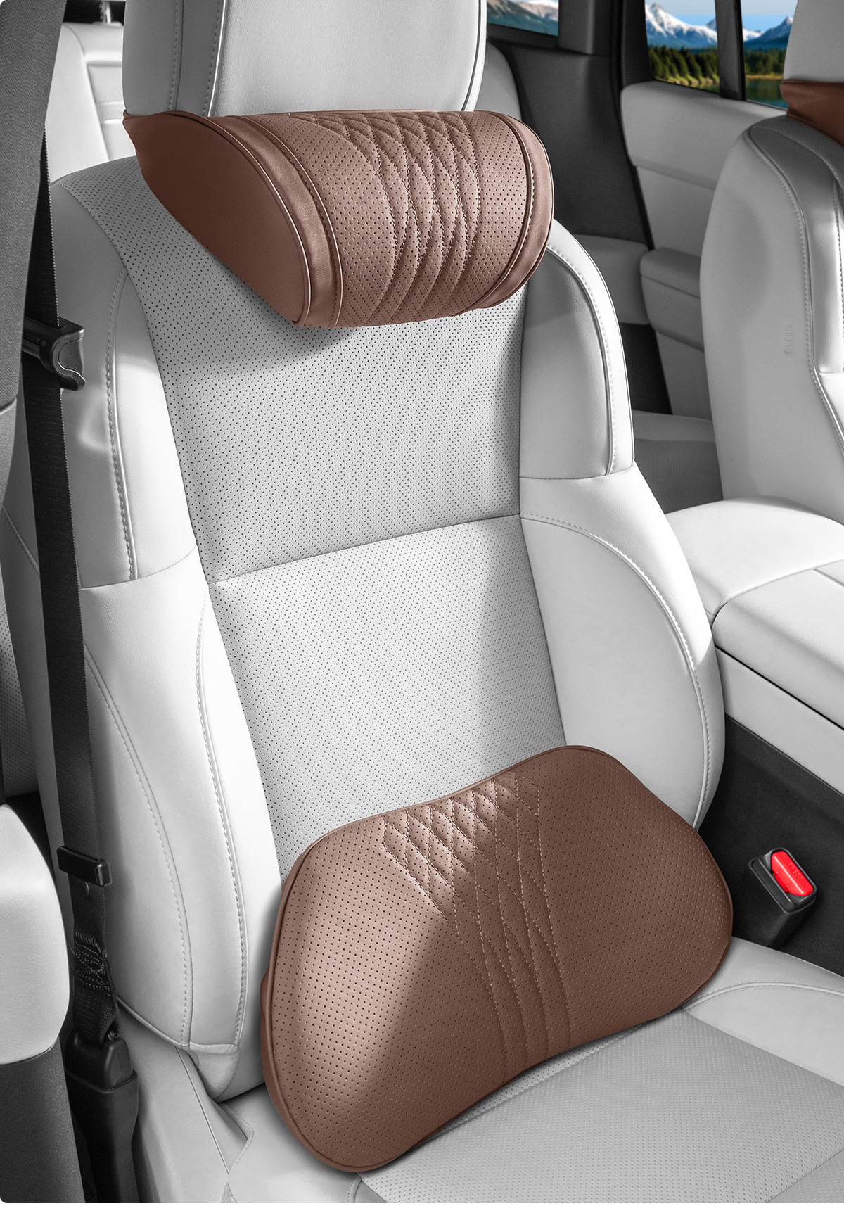 Car neck pillow, four seasons, cervical support, vehicle use