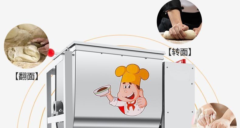 Commercial Dough Mixer 8101525kg Multifunctional Large Capacity Stainless Steel Flour Mixer 50 Pound High Power
