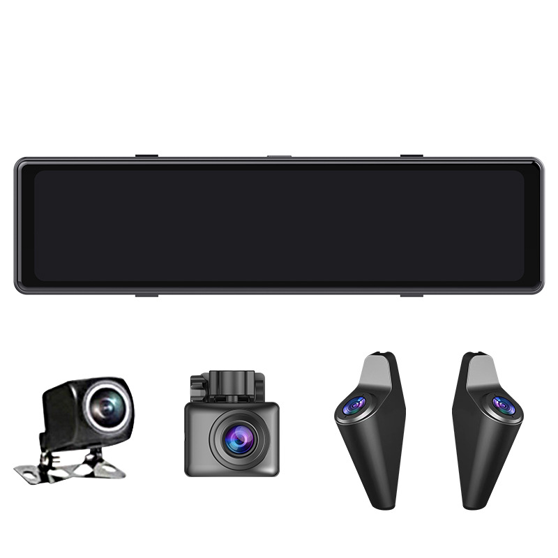 4K Dashcam-DVR mit Parkplatz-Schutz und Rückspiegel