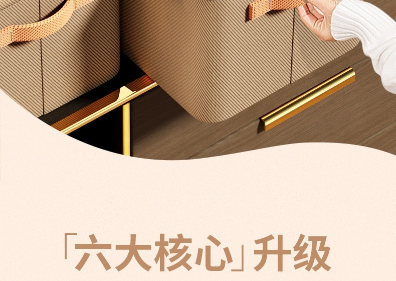 Large-capacity laundry hamper and clothing storage organizer