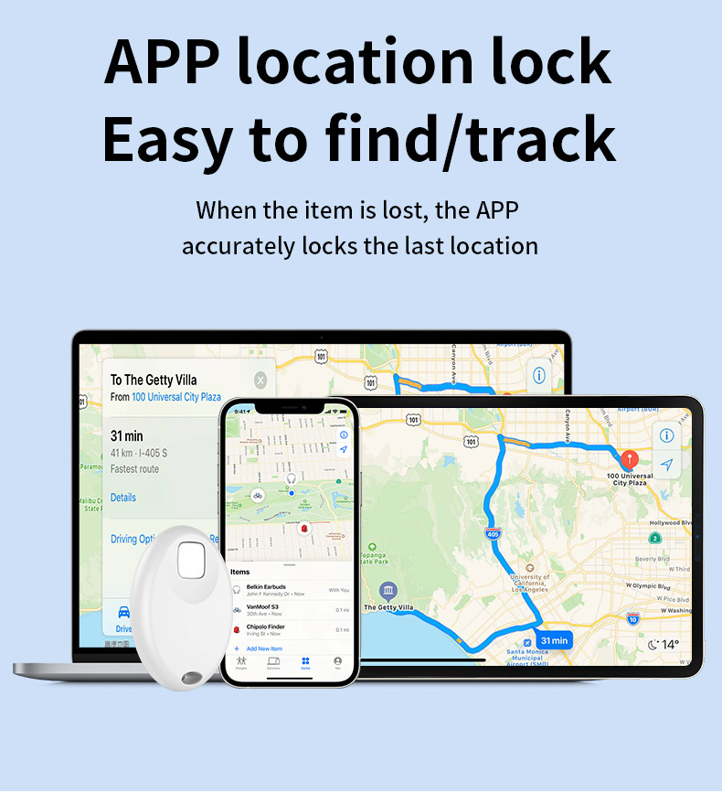 AirTag alternatifi GPS konum belirleyici anahtar cüzdan