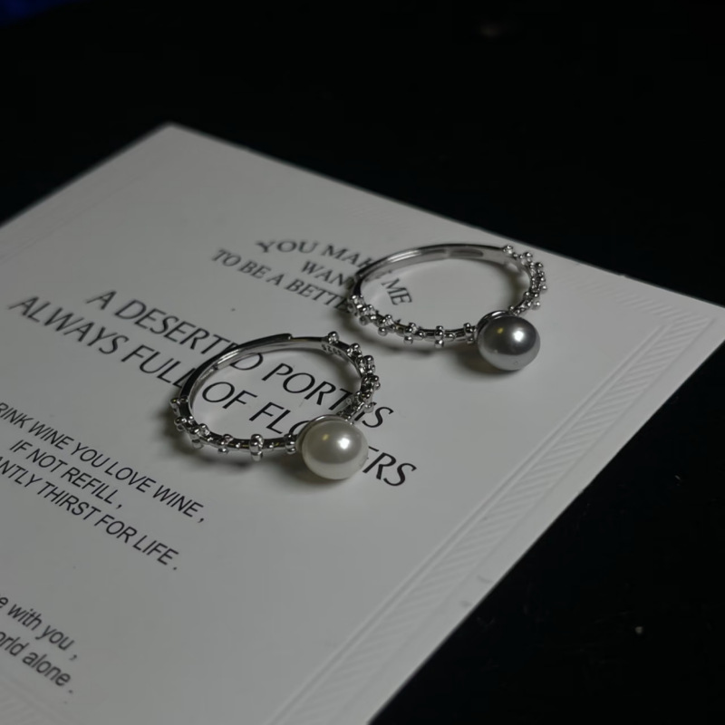 S925 Sterlingsilber Süßwasserperlenschmuck mit Spitzenelement