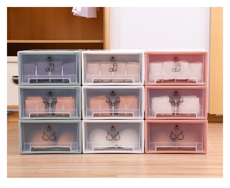 Extra large drawer-type intimates storage box