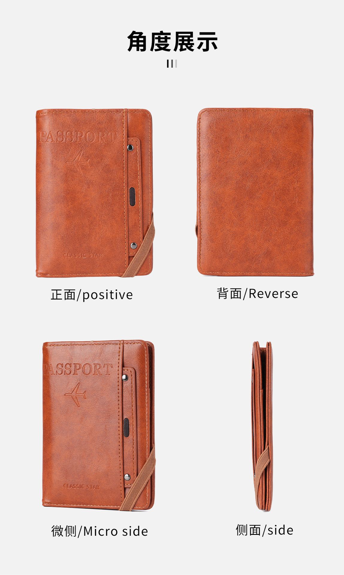 Multifunctional travel document and passport organizer