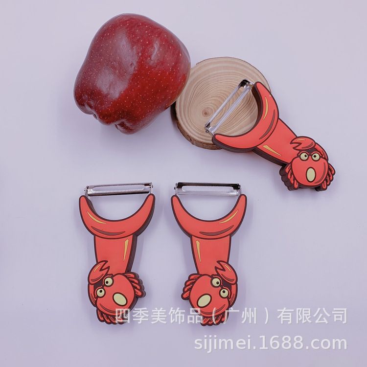 厂家定制创意卡通削皮器 创意礼品水果刨子果蔬削皮刀定制logo