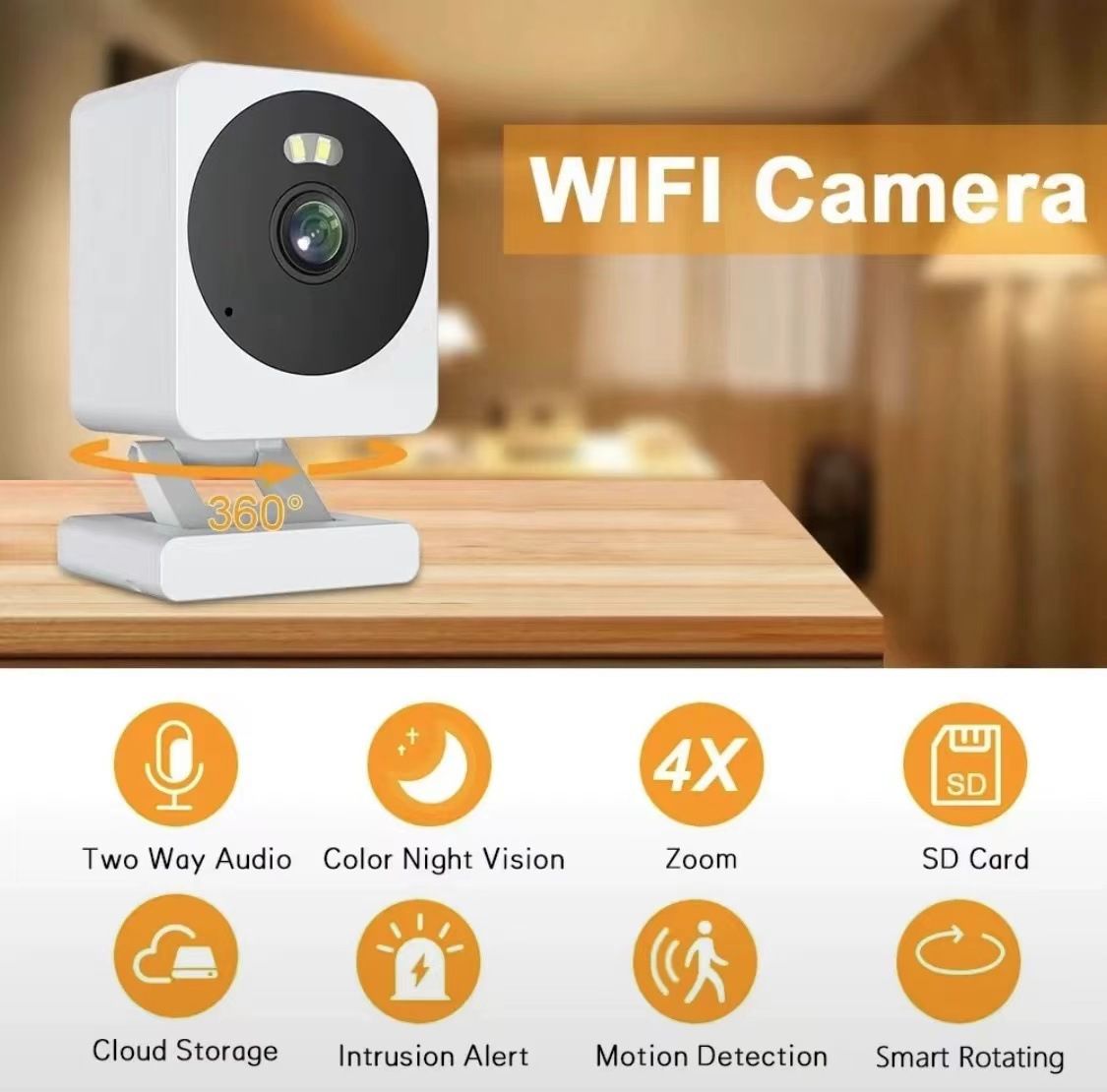 Smart HD PTZ kamera WiFi dönebilir su geçirmez