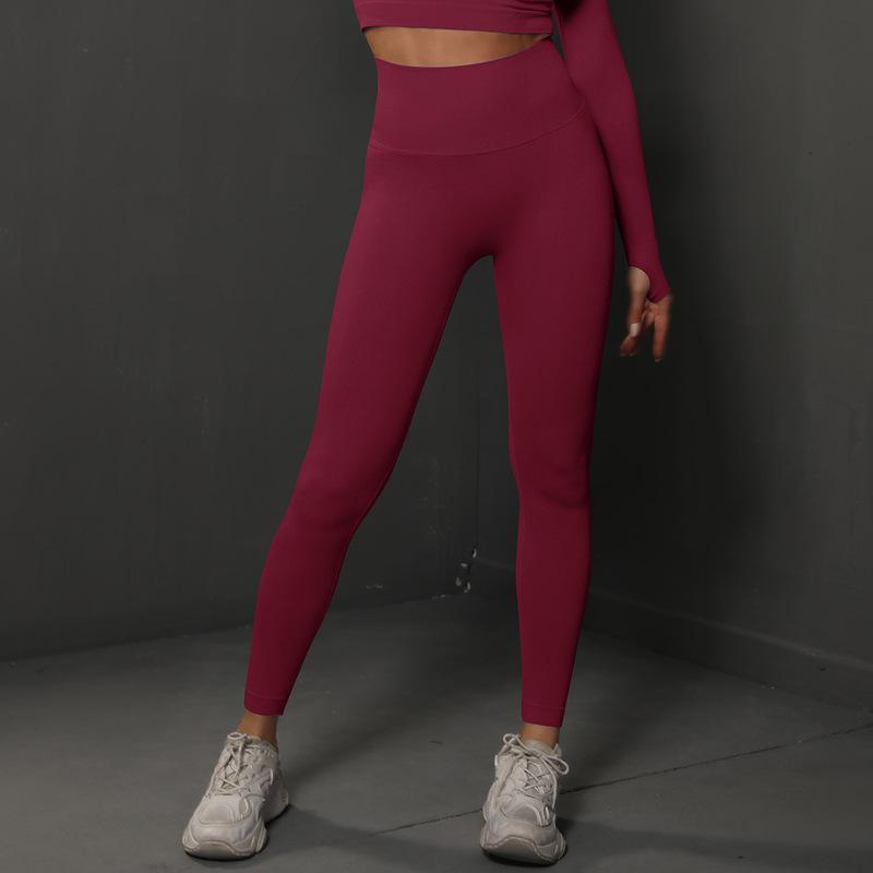 Gülümsüyen yüz yoga pantolonu, peach lift, yüksek bel