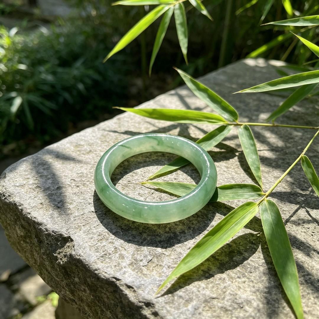 Grüner Stein Armband, 10mm, Vintage-Stil, chinesisches Design