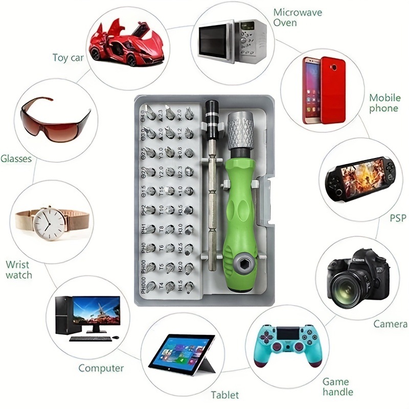 32-in-1 screwdriver set, phone and notebook repair