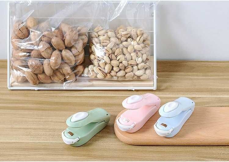 便携式迷你封口机零食塑料袋食品小型热封机家用快速封口收口神器