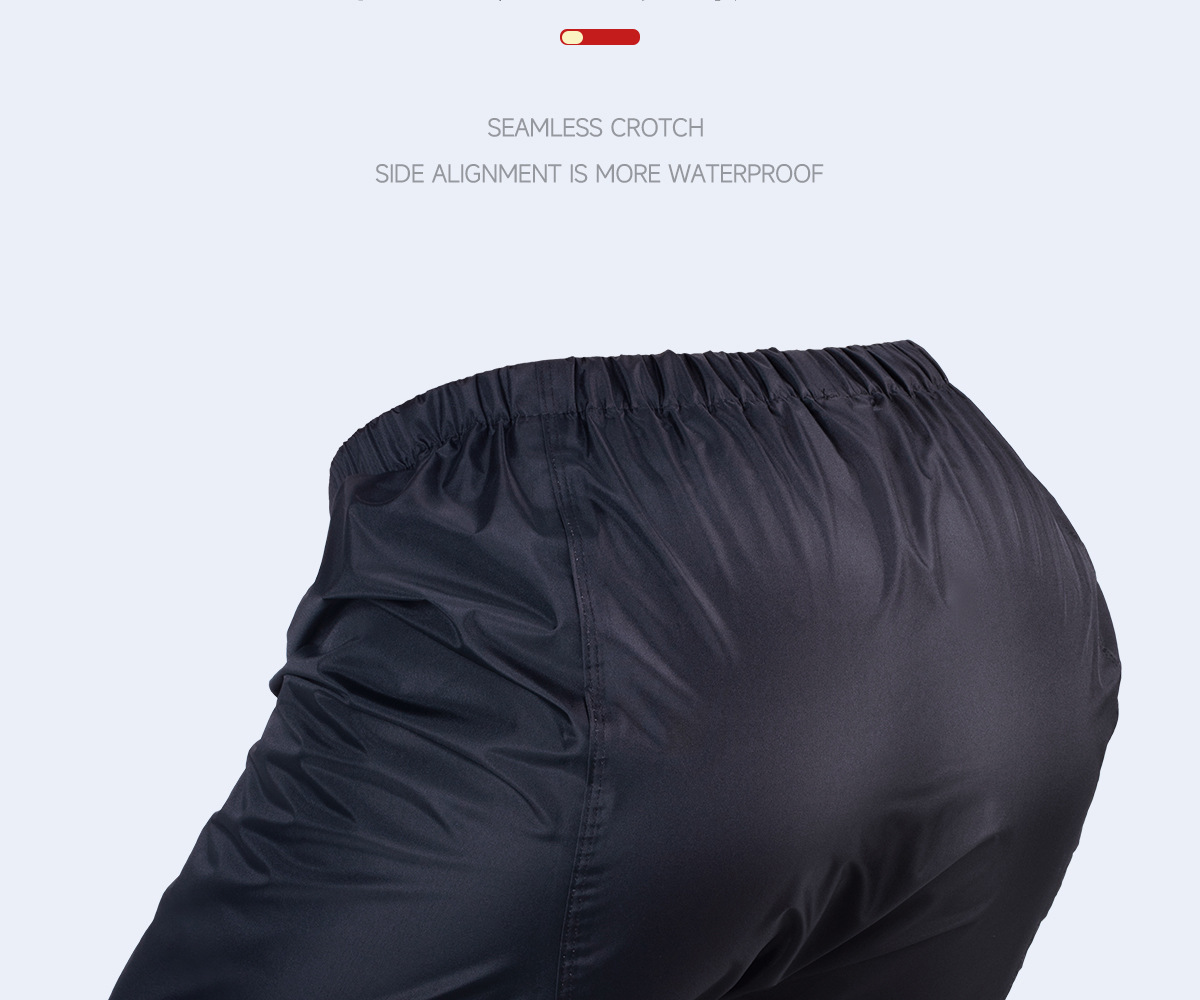 Oxford Cloth Two-Piece Raincoat Set Black Cycling and Work