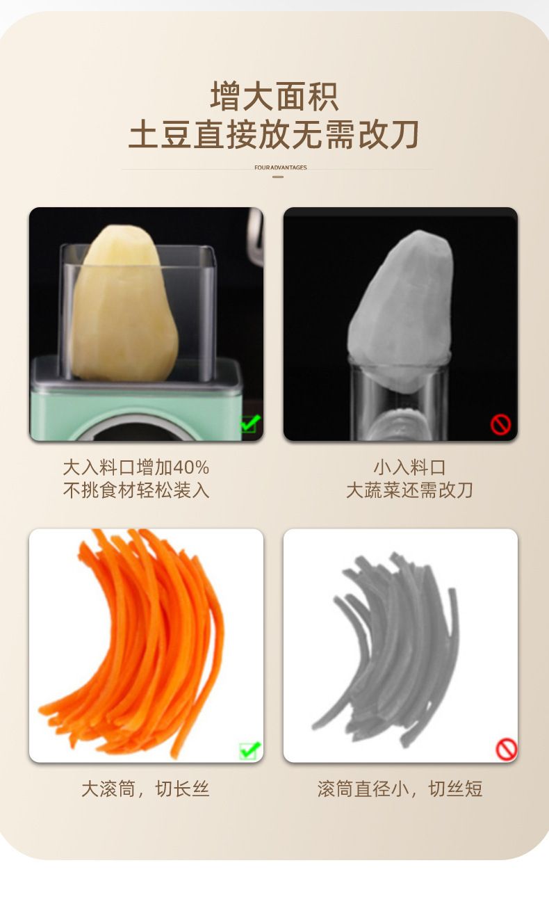 批发暴风手摇切菜器家用多功能滚筒刮刨粗细切片机土豆萝卜切丝器