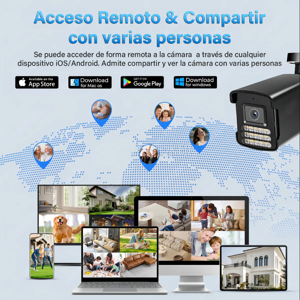 监控套装CCTV camera工厂AHD KIT摄像头4路8路监控摄像头套装