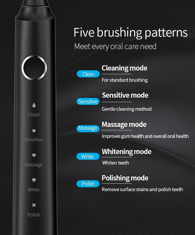 Electric water flosser and toothbrush set