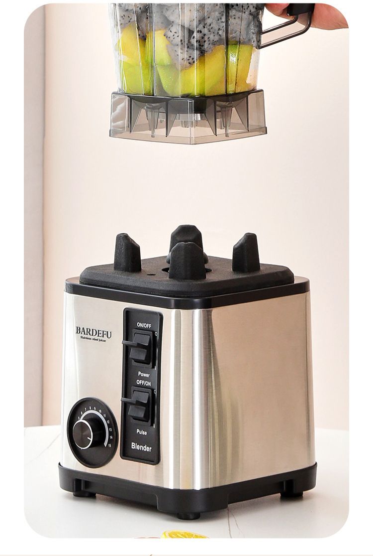 4L Standmixer, 8-in-1, Edelstahl, Eiszerkleiner