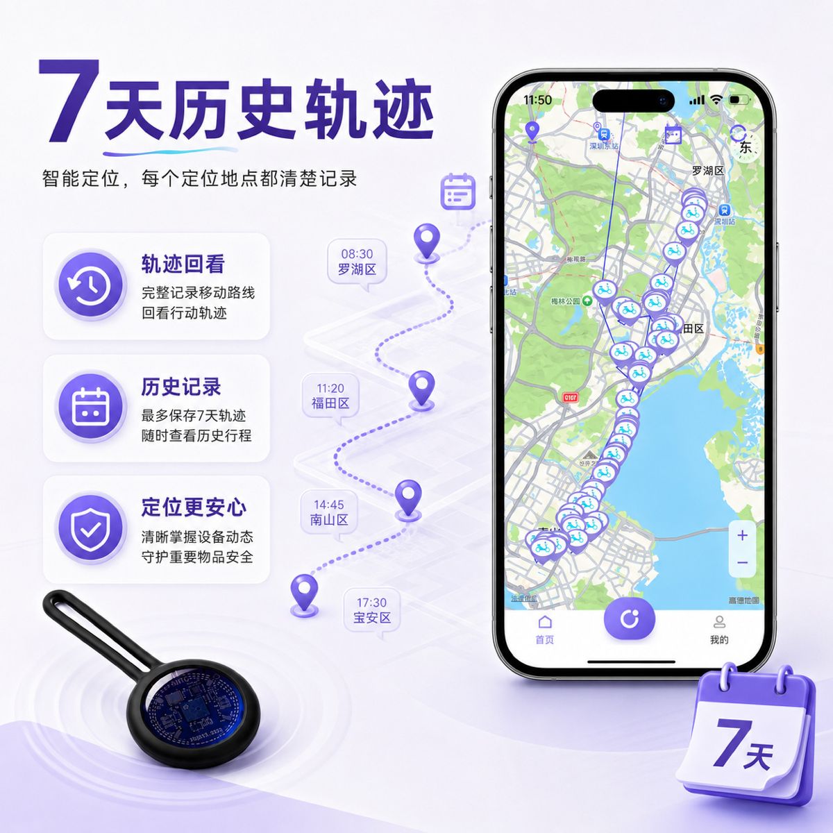 GPS-Tracker Standortbestimmer Android iOS universell