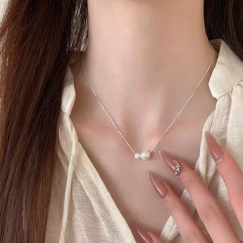 S925 Sterlingsilber Zirkonia-Halskette für Damen