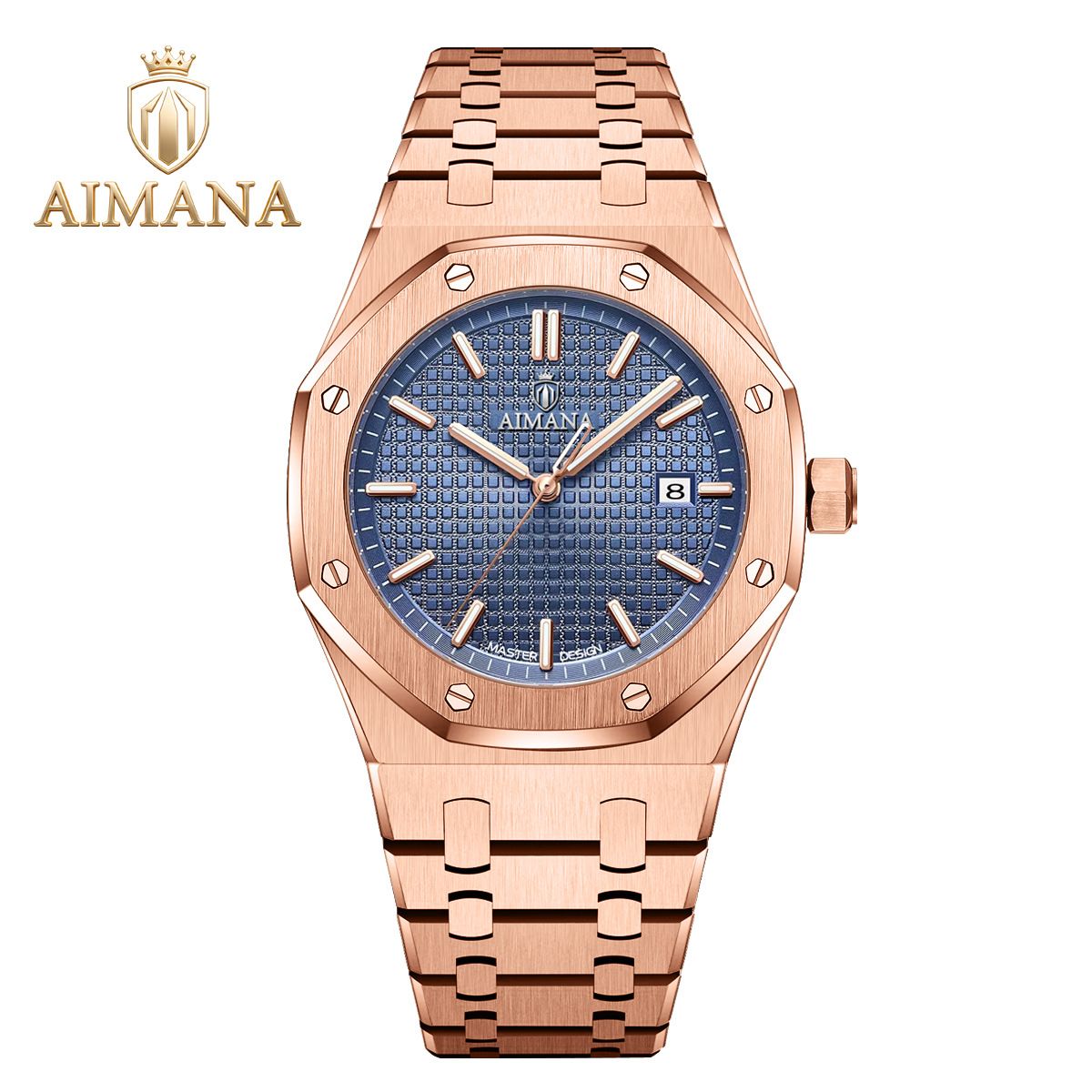 AIMANA Herrenuhr, wasserdicht leuchtend