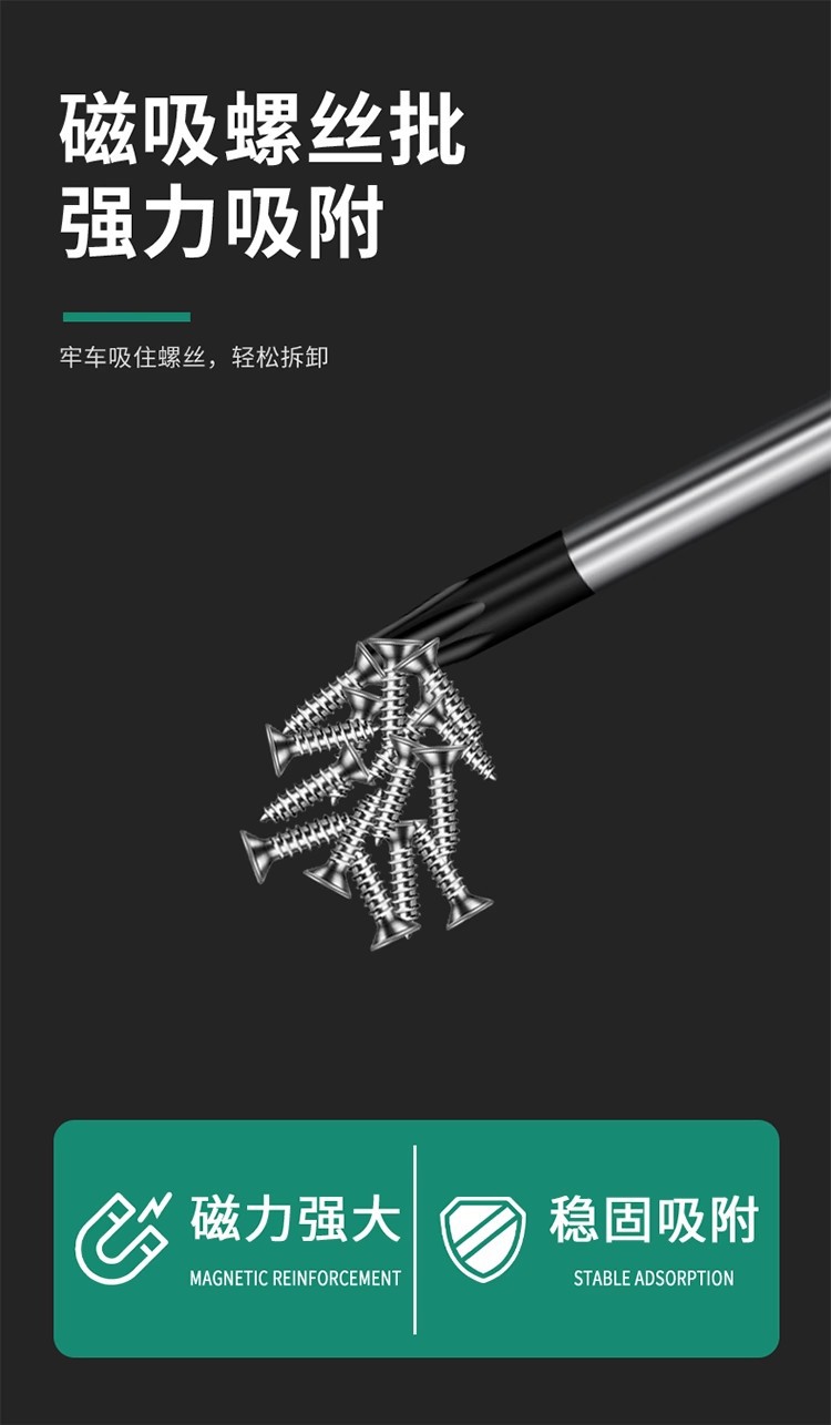 Magnetic Screwdriver Set, 8-Piece, Phone Repair