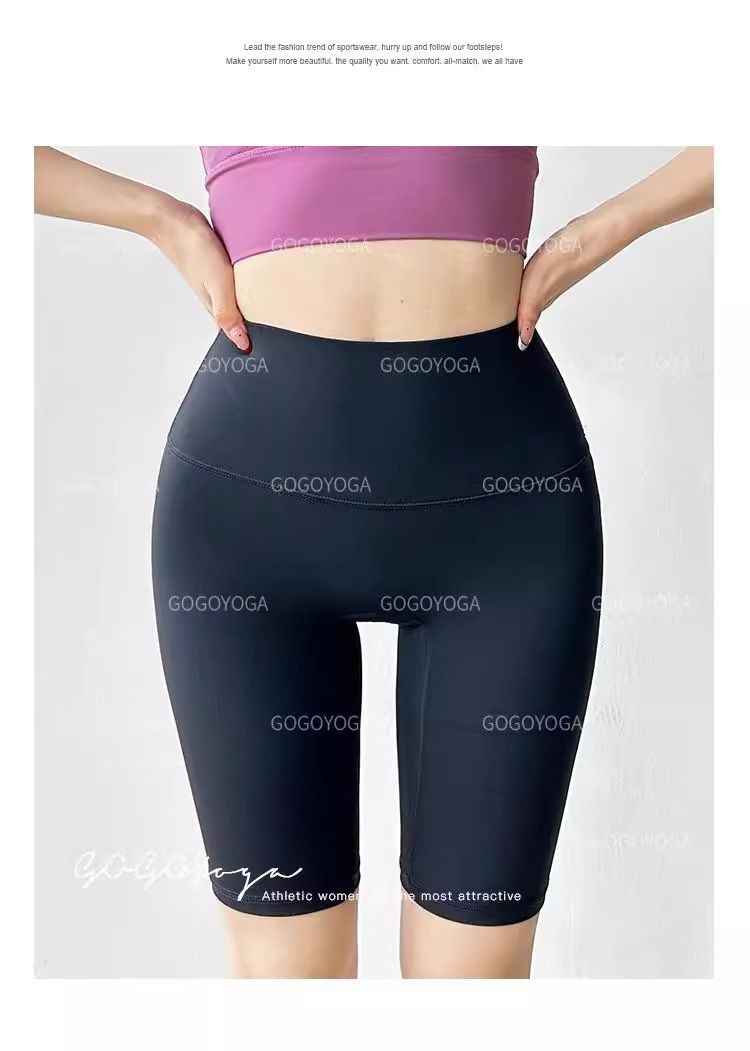 Kadın yoga pantolonu, yüksek belli, kalça kaldırmalı