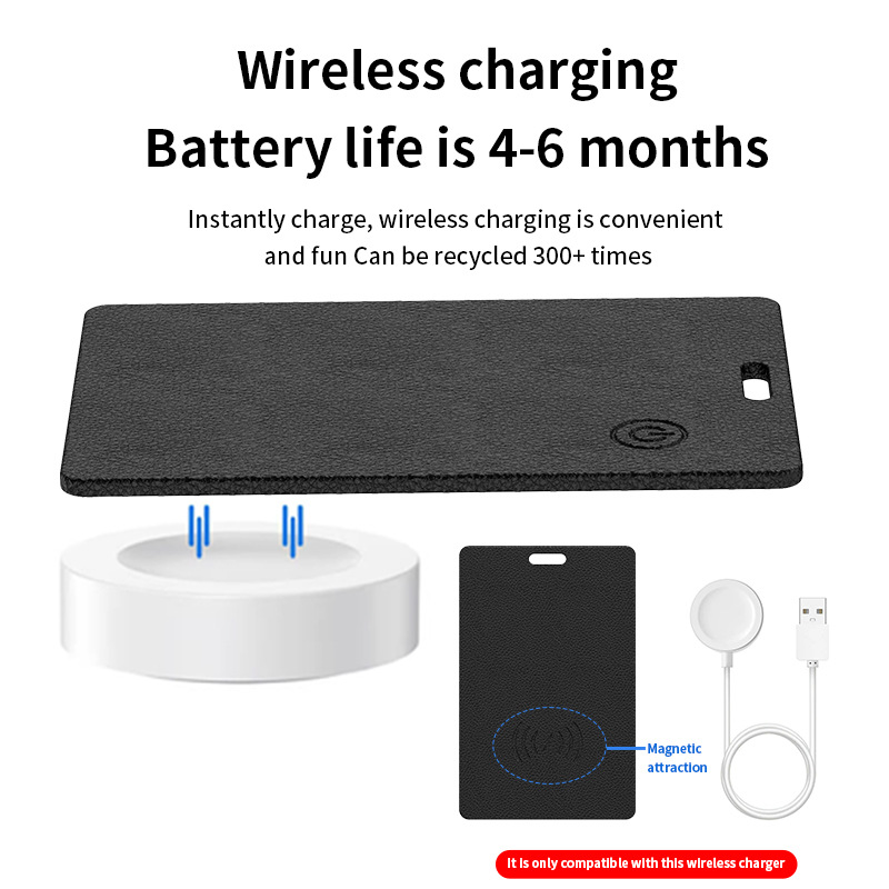 Wireless charging tracker, MFi compatible, wallet locator
