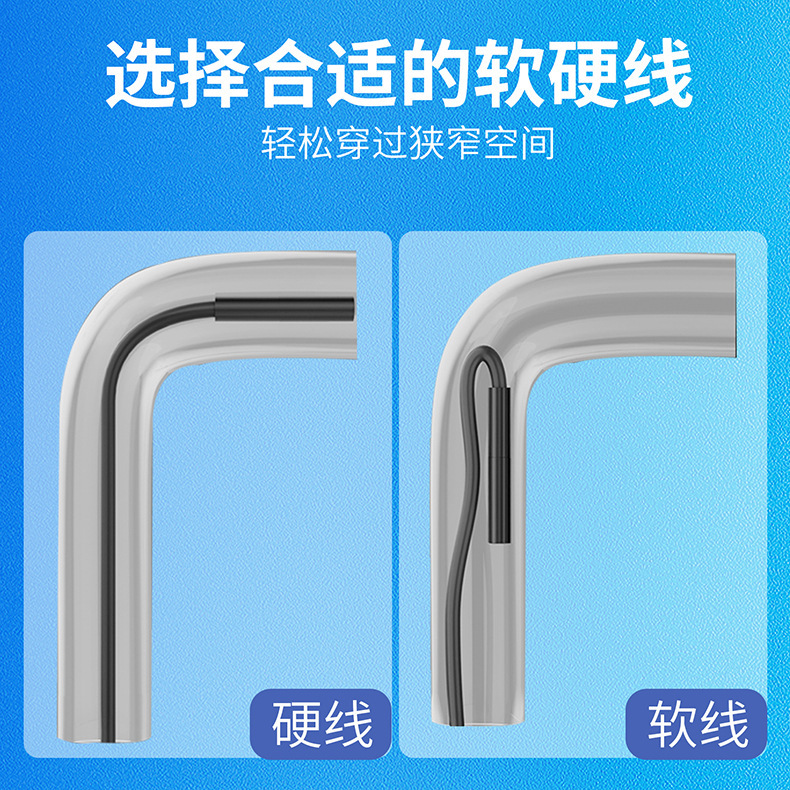 Endoscope camera 1.3MP, compatible with Apple and Android, waterproof