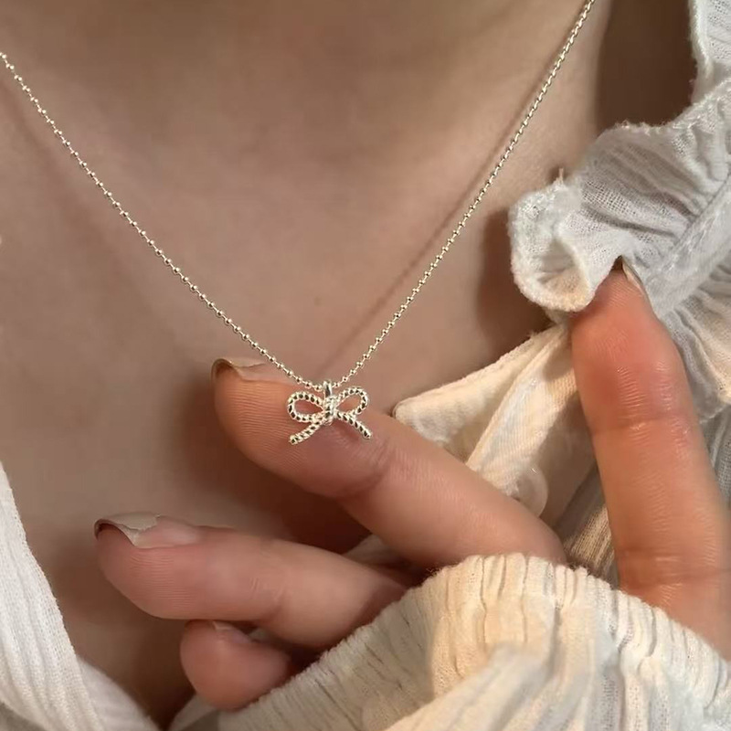 S925 Sterlingsilber Zirkonia-Halskette für Damen