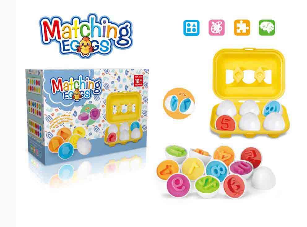 Geometric shape matching toy, twist egg