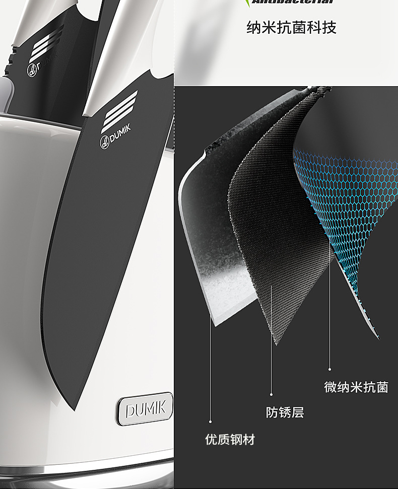 Zhongke Demark Shark Küchenmesser-Set