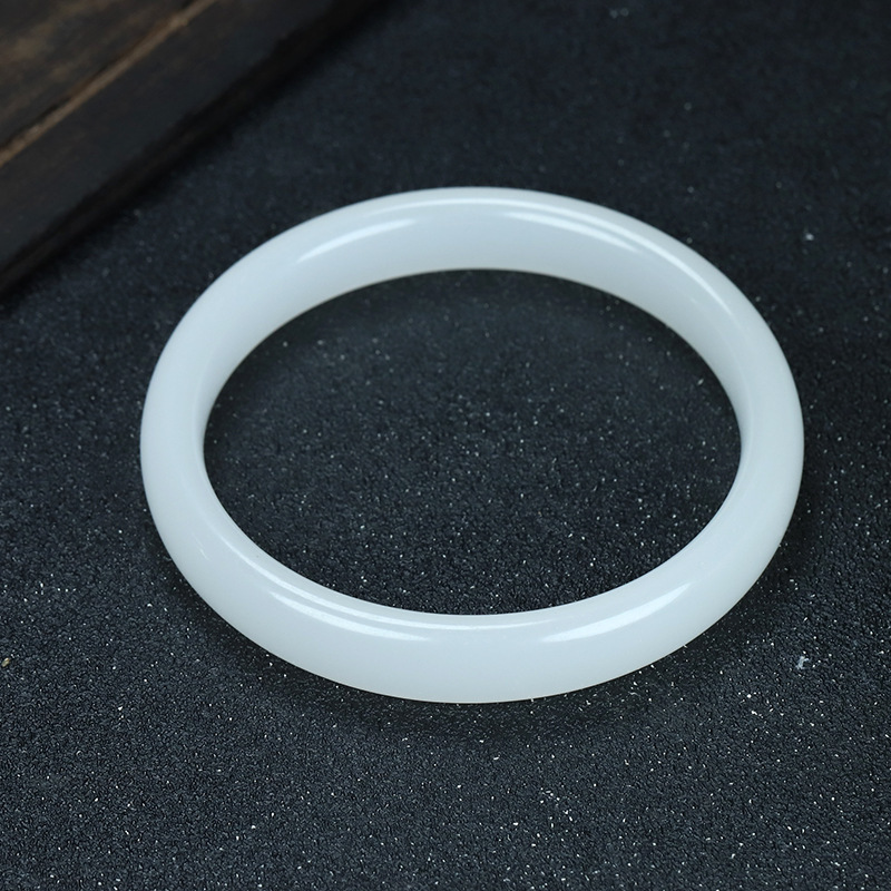 Imitation Jade Armband 13mm grün Hetian-Stil