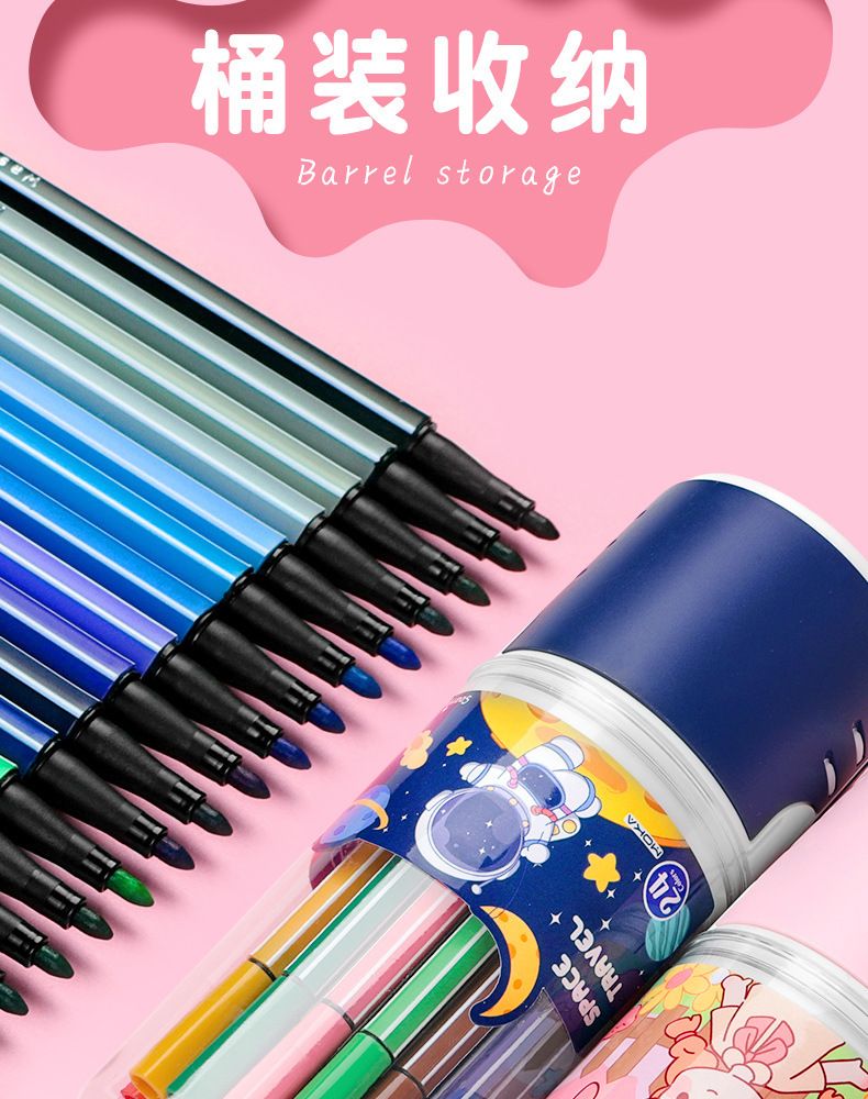 Aquarell-Stiftset, 12 und 48 Farben, waschbar