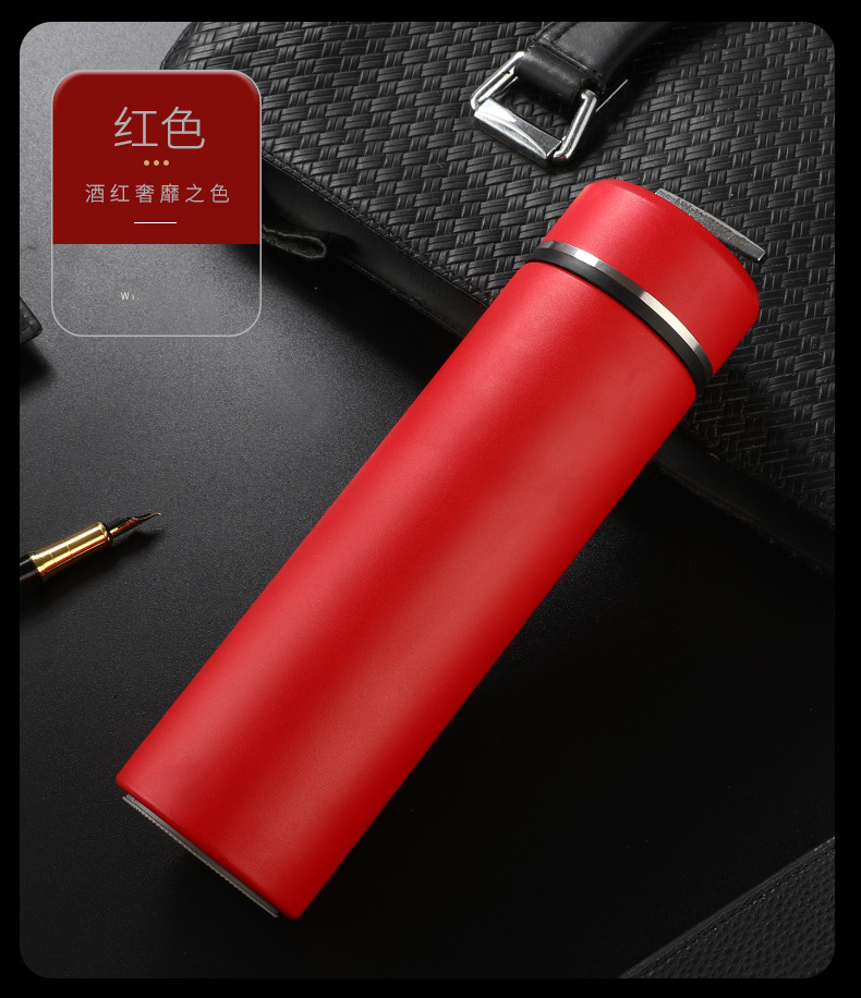 Insulated cup 316 stainless steel temperature display