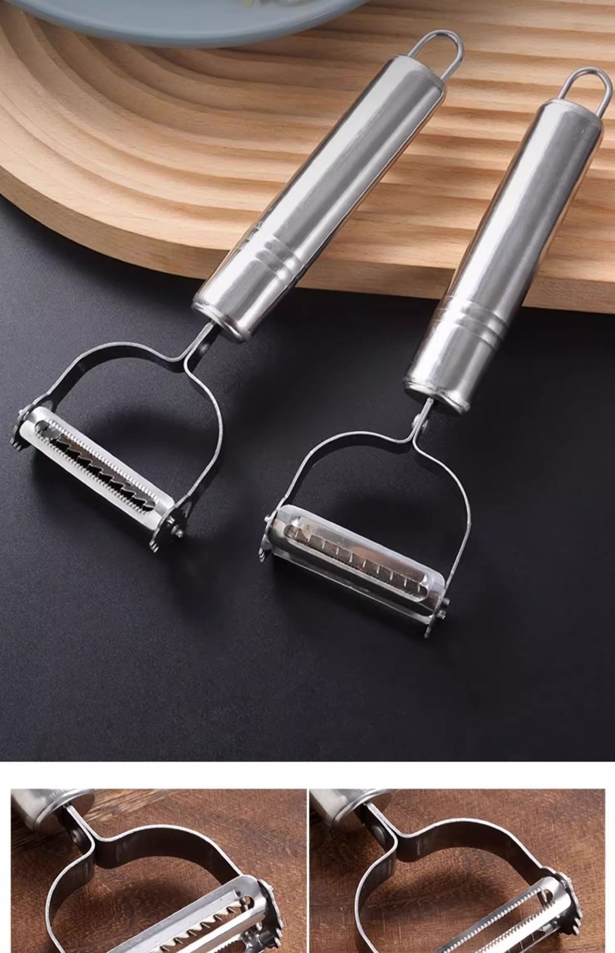 Stainless steel multifunctional peeler knife