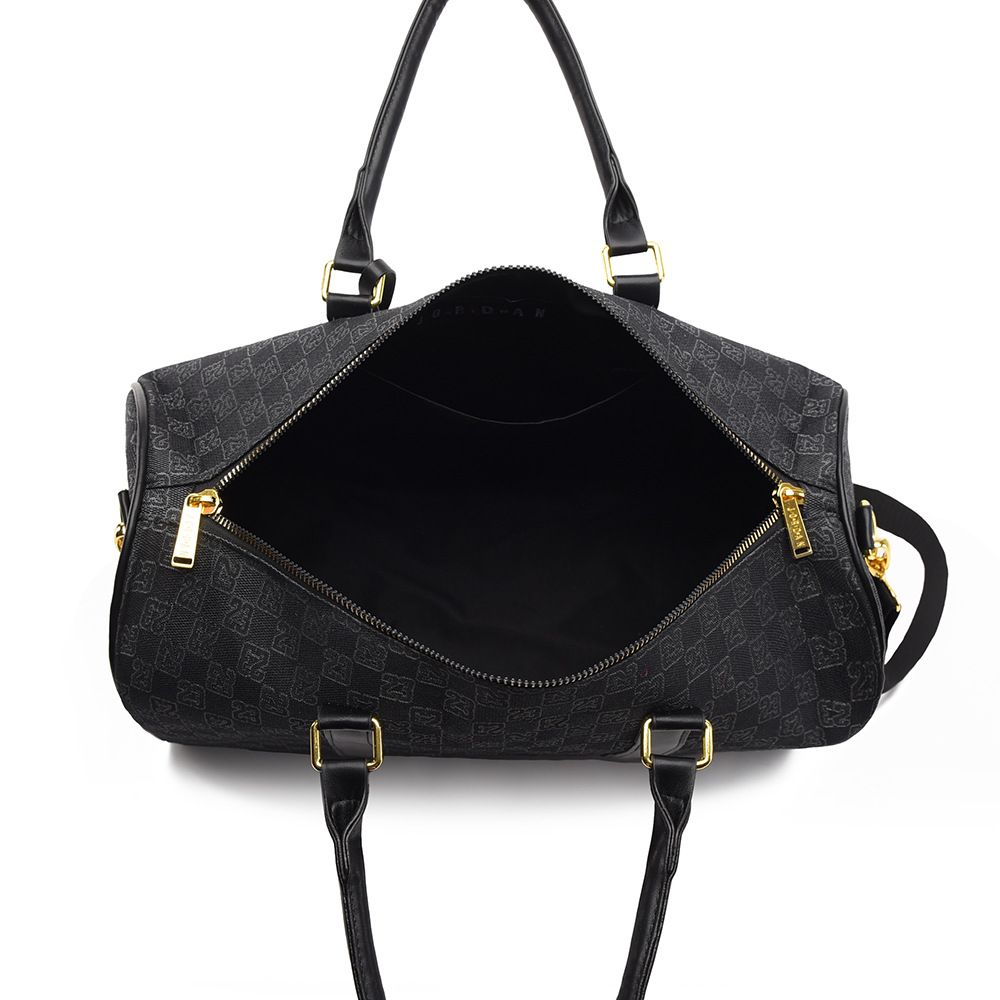 AJ Checkered Gym Bag, Large Capacity, Crossbody