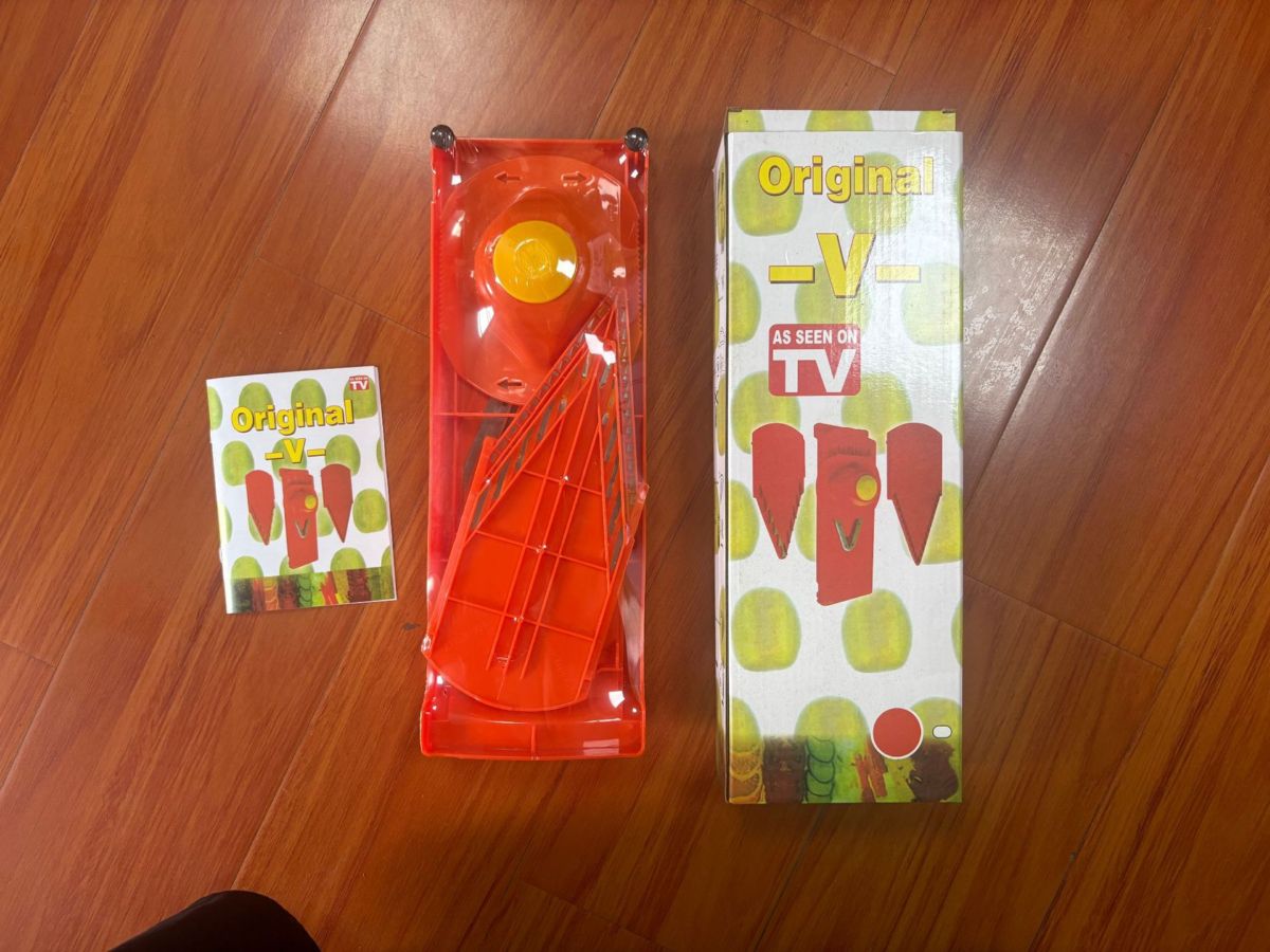 V Tipi Sebze Doğrayıcı ve Rendesi Mutfak Aracı