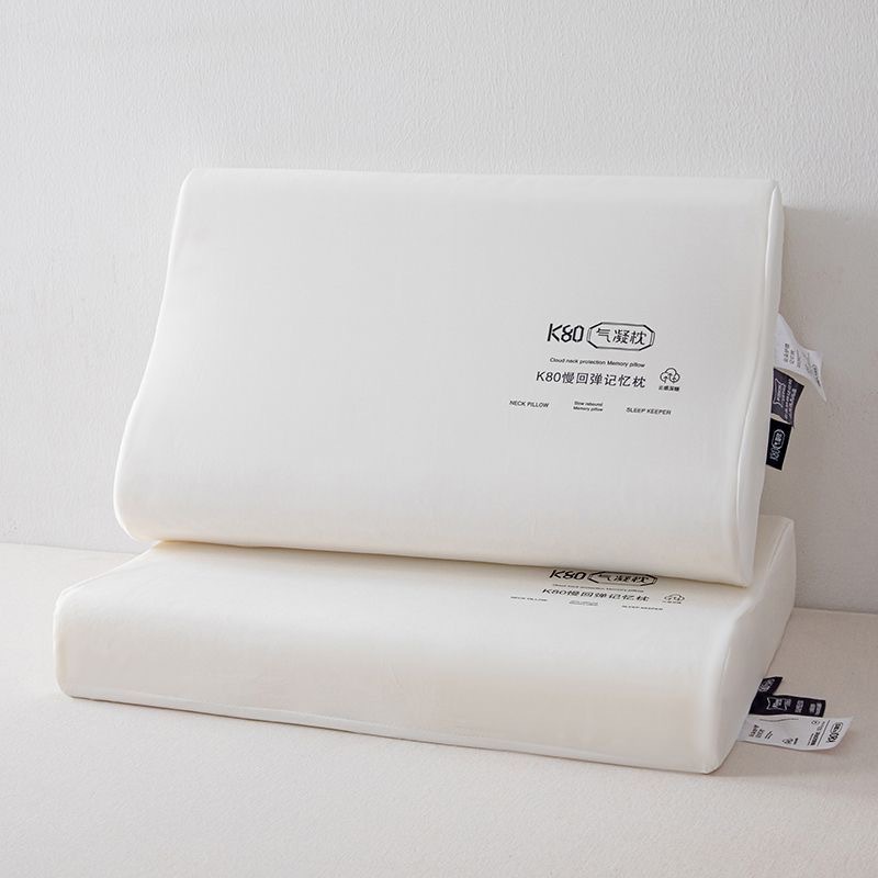 K80 memory foam pillow, zero pressure, slow rebound, cervical