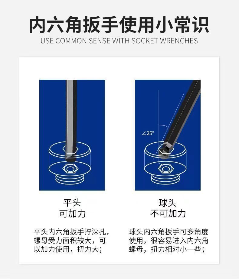 德国高硬S2合金内六角扳手内六角工具六棱梅花内六角星螺丝刀套装