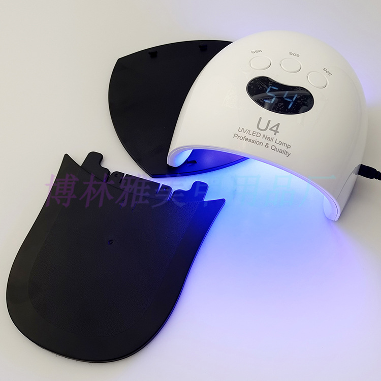 LED/UV nail curing lamp with slipper design, hands and feet
