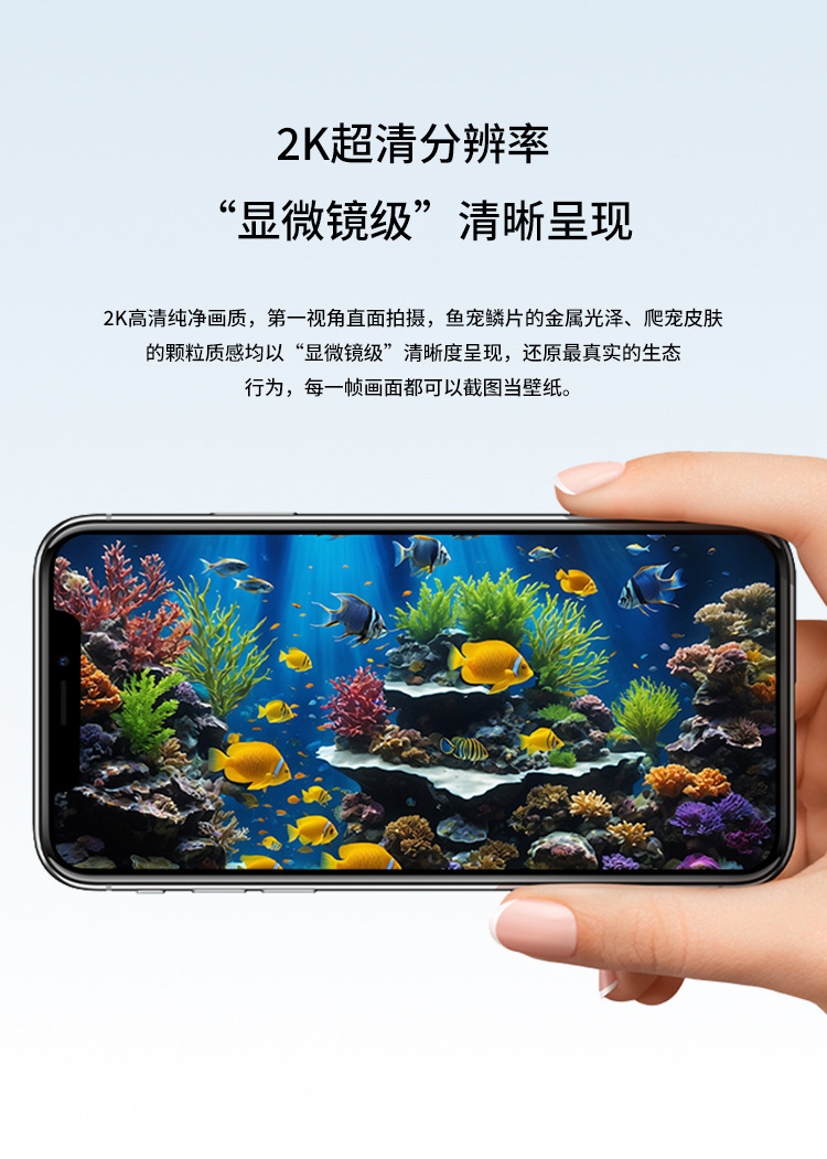 2K-Aquariumkamera mit Bluetooth und Sprachgegensprechanlage