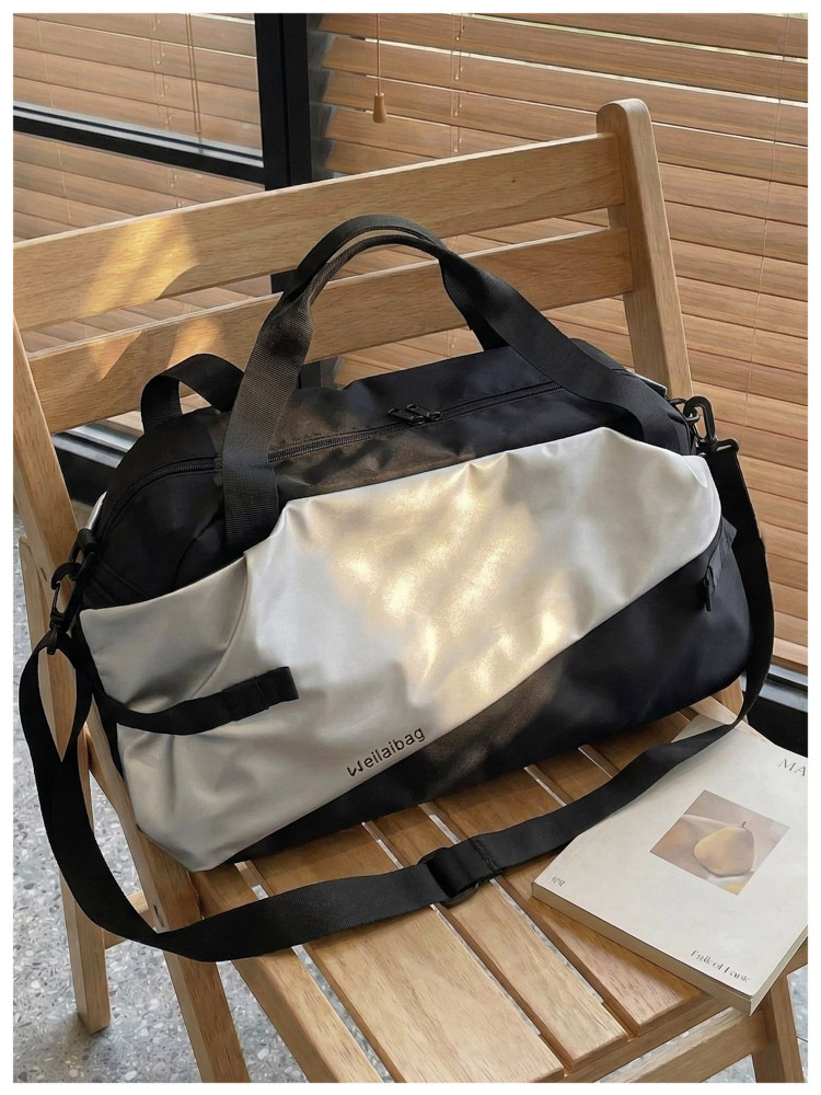 Large capacity dry-wet separation travel bag
