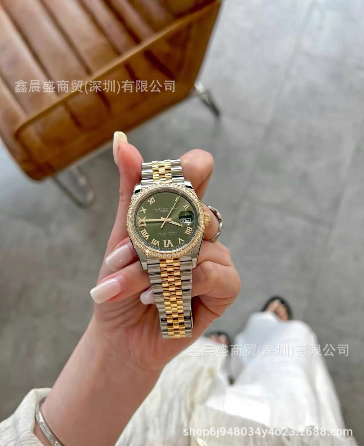 Automatische mechanische Paararmbanduhr, 31/41 mm, Saphirglas