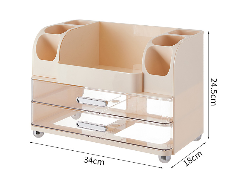 Kosmetik-Aufbewahrungsbox, Schreibtisch-Organizer, große Kapazität