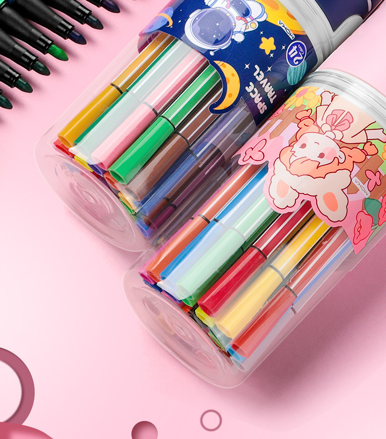 Aquarell-Marker-Set 12er und 48er waschbar