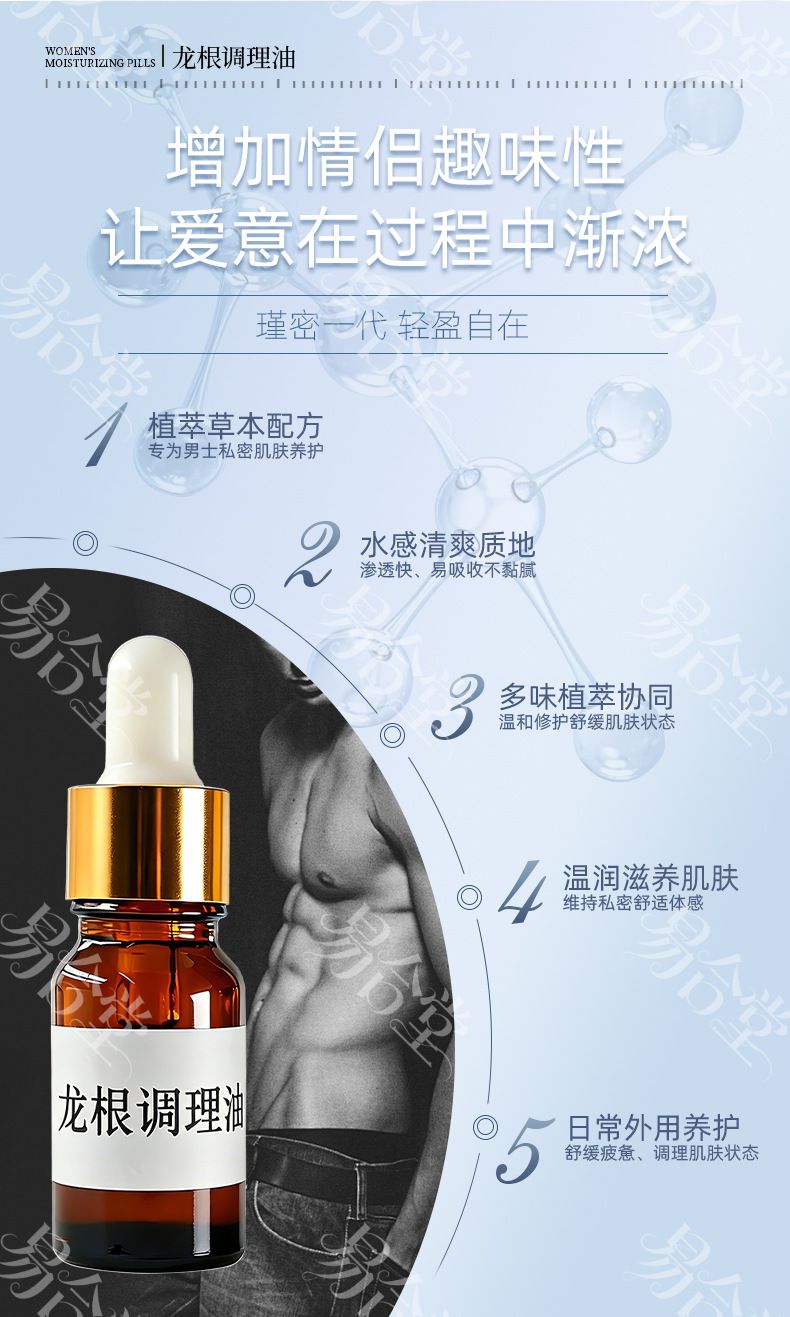 Men's Intimate Care Oil, Nourishing